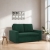 Sofa dwuosobowa, BLOM, sztruks, 148x87x90 cm, butelkowa zieleń