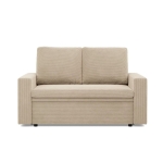 Sofa dwuosobowa, BLOM, sztruks, 148x87x90 cm, beżowy