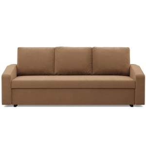 Kanapa rozkładana, BLOM, Mikrofaza, 220x92x85 cm, cappuccino