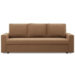 Kanapa 3 osobowa, BLOM, Mikrofaza, 220x92x85 cm, cappuccino