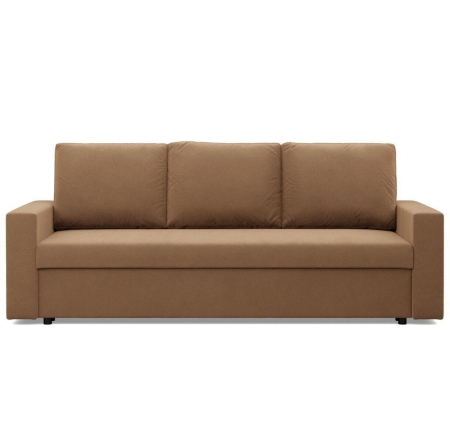 Kanapa 3 osobowa, BLOM, Mikrofaza, 220x92x85 cm, cappuccino