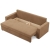 Kanapa 3 osobowa, BLOM, Mikrofaza, 220x92x85 cm, cappuccino