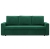 Kanapa 3 osobowa, BLOM, velvet, 220x92x92 cm, butelkowa zieleń