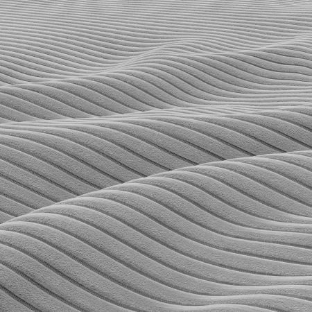 Kanapa 3 osobowa, BLOM, sztruks, 220x92x92 cm, jasny szary