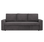 Kanapa 3 osobowa, BLOM, sztruks, 220x92x92 cm, ciemny szary