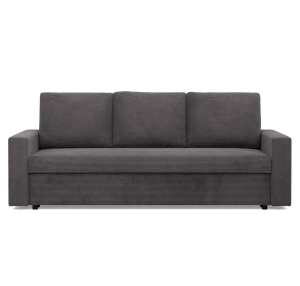 Kanapa 3 osobowa, BLOM, sztruks, 220x92x92 cm, ciemny szary