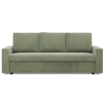 Kanapa 3 osobowa, BLOM, sztruks, 220x92x92 cm, oliwkowy