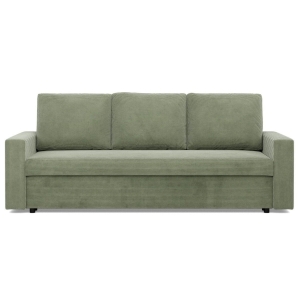 Kanapa 3 osobowa, BLOM, sztruks, 220x92x92 cm, oliwkowy
