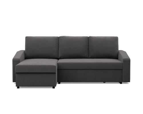 Przejdź do produktu Narożnik uniwersalny, BLOM, Mikrofaza, 231x140x85 cm, szary