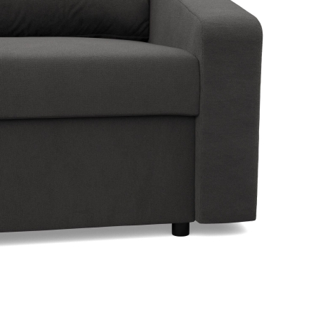 Narożnik uniwersalny, BLOM, Mikrofaza, 231x140x85 cm, szary