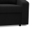 Narożnik uniwersalny, BLOM, Mikrofaza, 231x140x85 cm, czarny