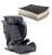 Fotelik samochodowy, Nukido, Louis Soft, szary, 15-36 kg, ISOFIX