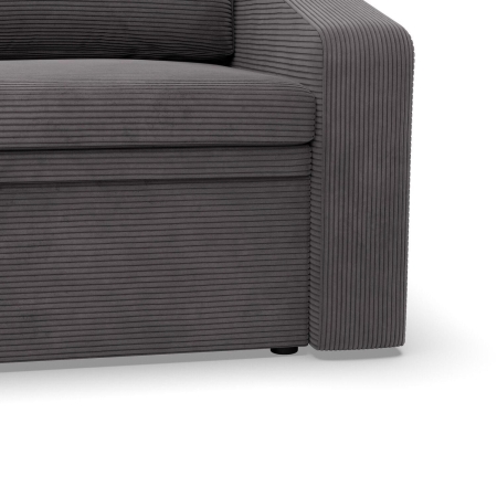 Fotel z funkcją spania, Orbit Poso, 108x87x80 cm, ciemny szary