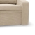 Fotel z funkcją spania, Punto, sztruks, 108x87x80 cm, beżowy