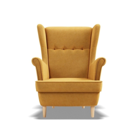 Fotel skandynawski, Myso, 81x95x102 cm, miodowy