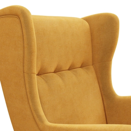 Fotel skandynawski, Myso Mini dla dzieci, 54x60x73 cm, miodowy