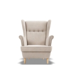 Fotel skandynawski, Myso Mini dla dzieci, 54x60x73 cm, beżowy