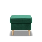 Podnóżek do fotela, Myso, 49x49x40 cm, butelkowa zieleń
