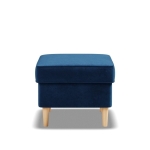 Podnóżek do fotela, Myso, 49x49x40 cm, granatowy