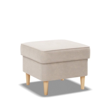 Podnóżek do fotela, Myso, 49x49x40 cm, beżowy