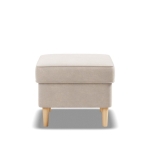 Podnóżek do fotela, Myso, 49x49x40 cm, beżowy
