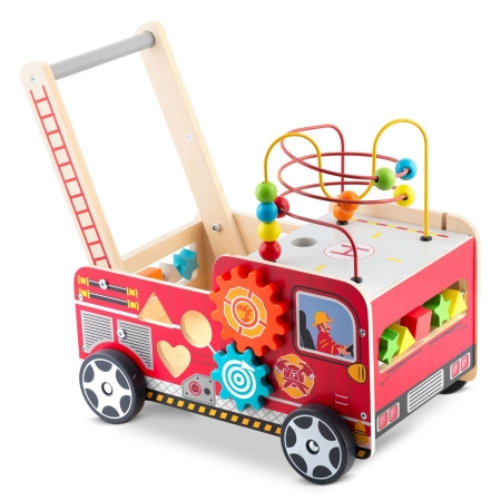 Drewniany chodzik, pchacz straż pożarna, RK-873, Ricokids