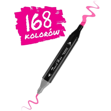 Markery alkoholowe z torbą, 168 szt, Nukido, NK-914