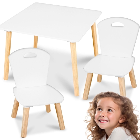 Stolik z dwoma krzesełkami dla dzieci, Ricokids, RC-848