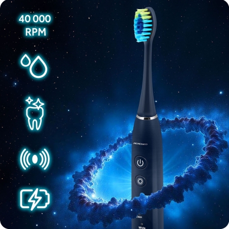 Szczoteczka soniczna do zębów, Berdsen Galaxy, granatowa