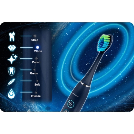 Szczoteczka soniczna do zębów, Berdsen Galaxy, granatowa