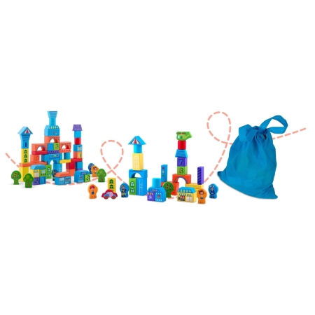 Drewniane klocki edukacyjne, RK-871, Ricokids