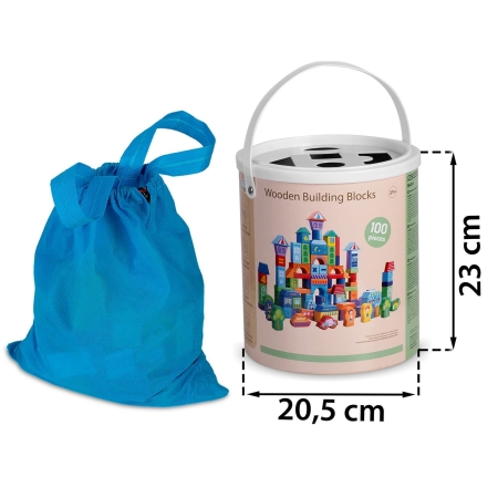 Drewniane klocki edukacyjne, RK-871, Ricokids