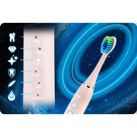 Szczoteczka soniczna do zębów, Berdsen Galaxy, różowa