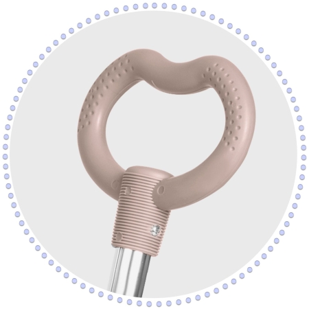 Hulajnoga trójkołowa, 3w1, Todi, 57x26x79 cm, beżowa