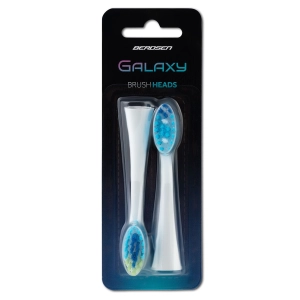 Końcówki do szczoteczki sonicznej, Galaxy, Berdsen, białe, 2 szt