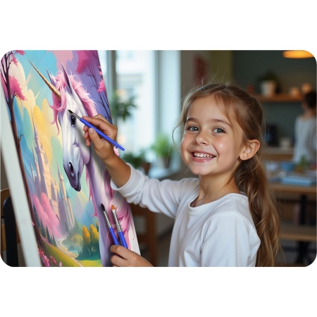 Obraz do malowania po numerach, 40x50 cm, Massido, Jednorożec