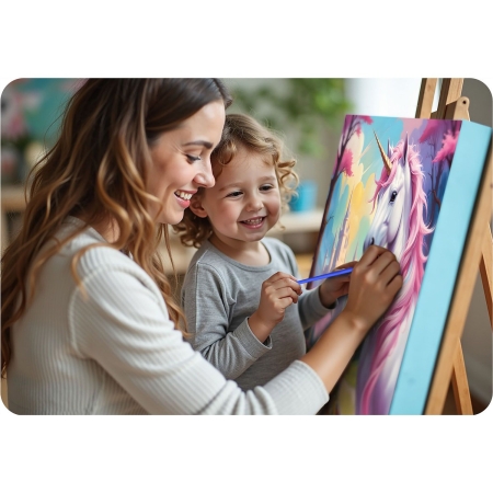 Obraz do malowania po numerach, 40x50 cm, Massido, Jednorożec