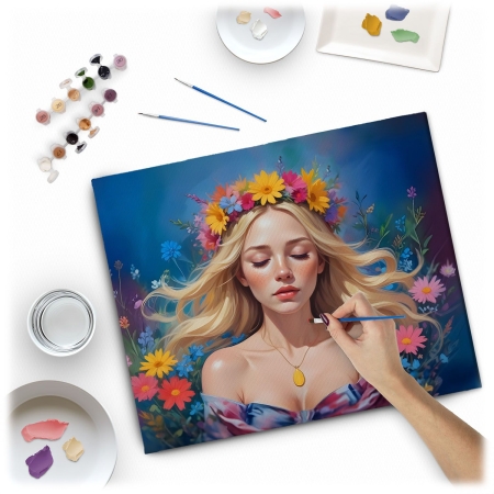 Obraz do malowania po numerach, 40x50 cm, Massido, Portret kobiety