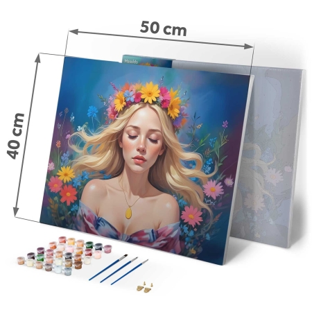 Obraz do malowania po numerach, 40x50 cm, Massido, Portret kobiety