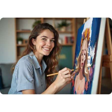 Obraz do malowania po numerach, 40x50 cm, Massido, Portret kobiety