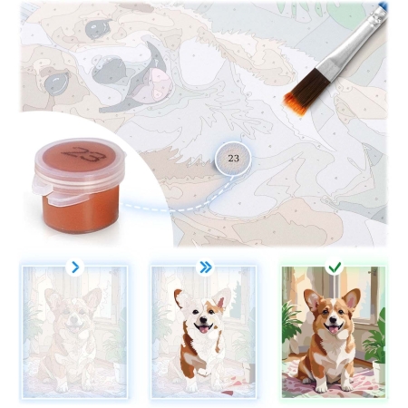 Obraz do malowania po numerach, 40x50 cm, Massido, Portret kobiety