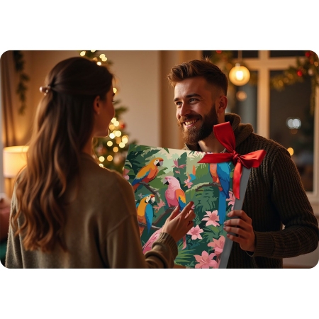 Obraz do malowania po numerach, 40x50 cm, Massido, Papugi