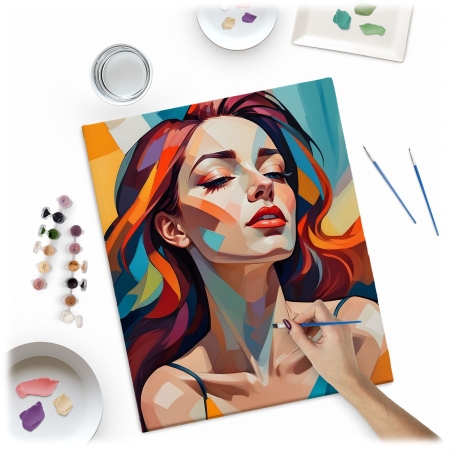 Obraz do malowania po numerach, 40x50 cm, Massido, Portret kobiety