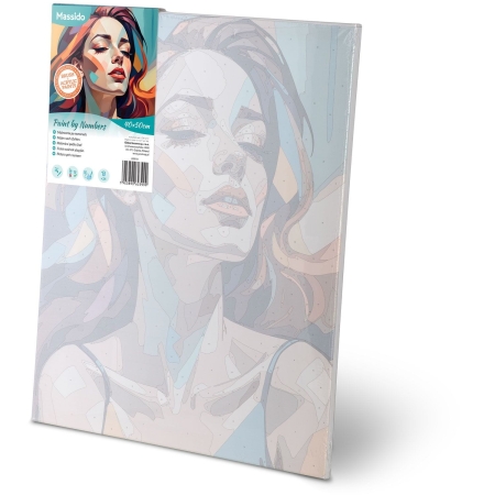 Obraz do malowania po numerach, 40x50 cm, Massido, Portret kobiety