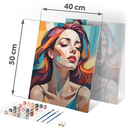 Obraz do malowania po numerach, 40x50 cm, Massido, Portret kobiety