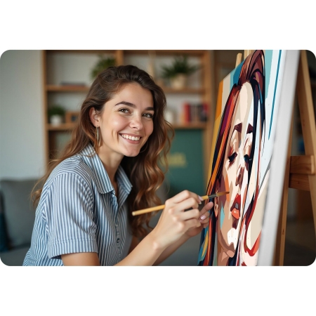 Obraz do malowania po numerach, 40x50 cm, Massido, Portret kobiety