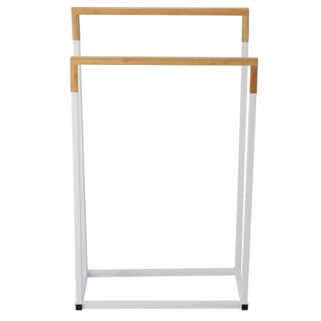 Wieszak na ręczniki, stojak łazienkowy, stojący, 45x22x76 cm