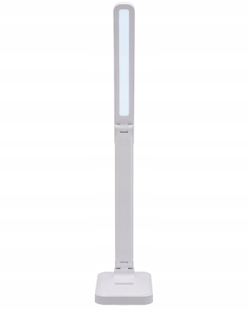 Lampka biurkowa led, szkolna, na biurko, biała