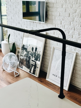 Lampka biurkowa, led, dostępnych 5 temperatur barwowych, czarna