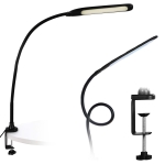 Lampka szkolna, led, biurkowa, regulowana, czarna